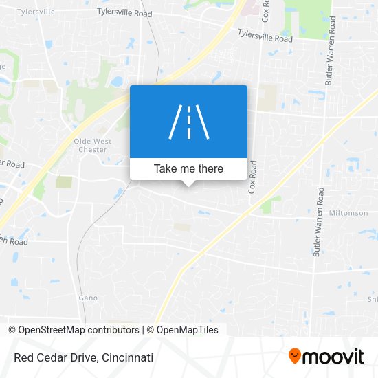 Mapa de Red Cedar Drive