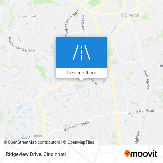 Mapa de Ridgeview Drive