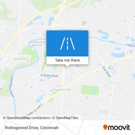 Rollingwood Drive map