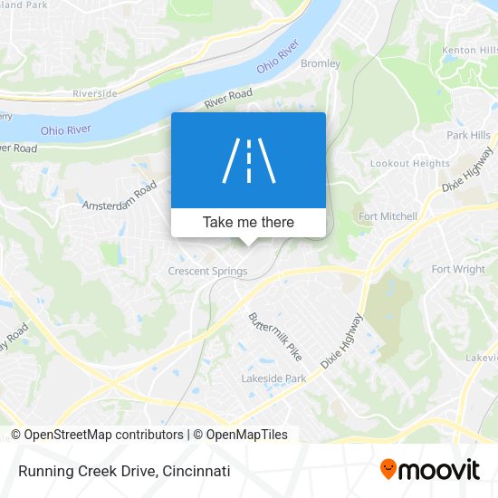 Mapa de Running Creek Drive