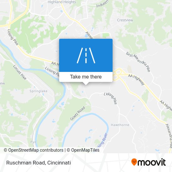 Mapa de Ruschman Road