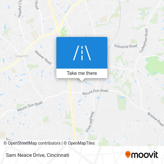 Sam Neace Drive map