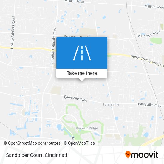 Mapa de Sandpiper Court