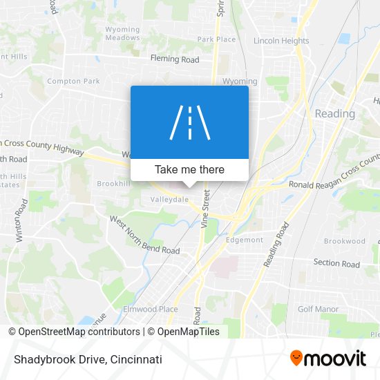 Shadybrook Drive map
