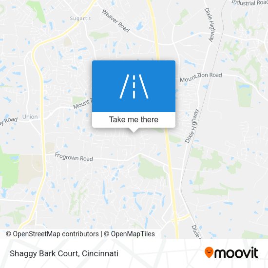 Mapa de Shaggy Bark Court