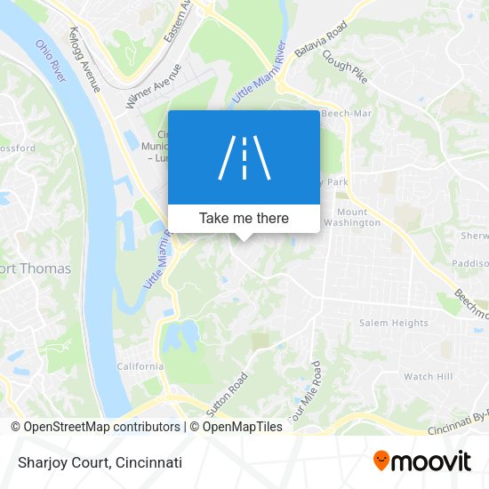 Mapa de Sharjoy Court