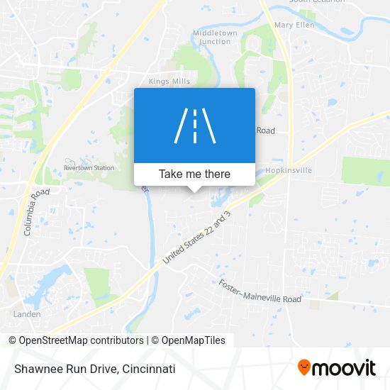 Mapa de Shawnee Run Drive