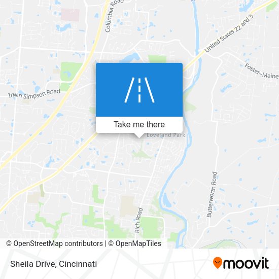 Sheila Drive map