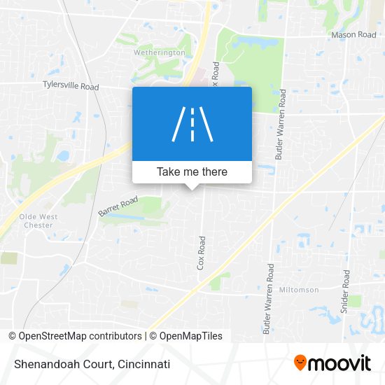 Shenandoah Court map