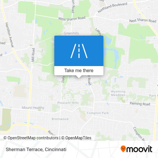 Sherman Terrace map