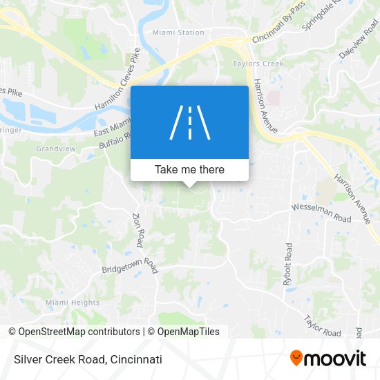 Silver Creek Road map