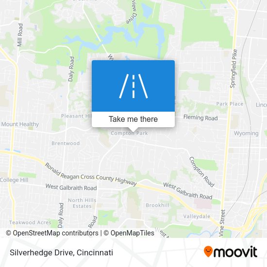 Silverhedge Drive map