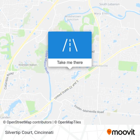 Silvertip Court map