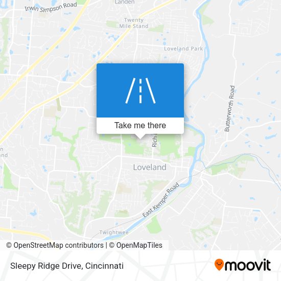 Sleepy Ridge Drive map