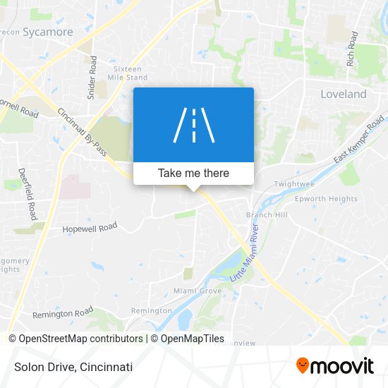 Mapa de Solon Drive