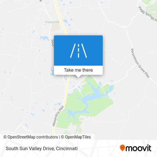 Mapa de South Sun Valley Drive