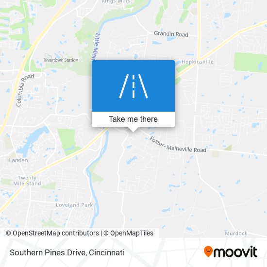 Southern Pines Drive map