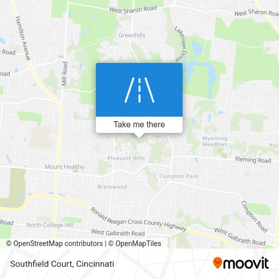 Southfield Court map