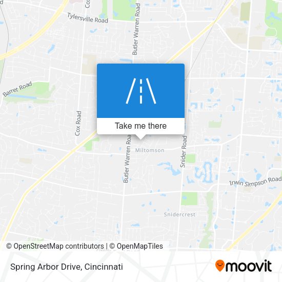 Mapa de Spring Arbor Drive