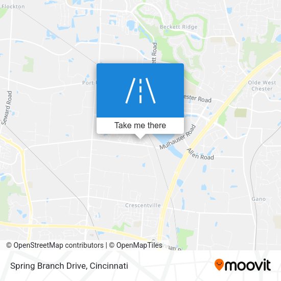 Spring Branch Drive map