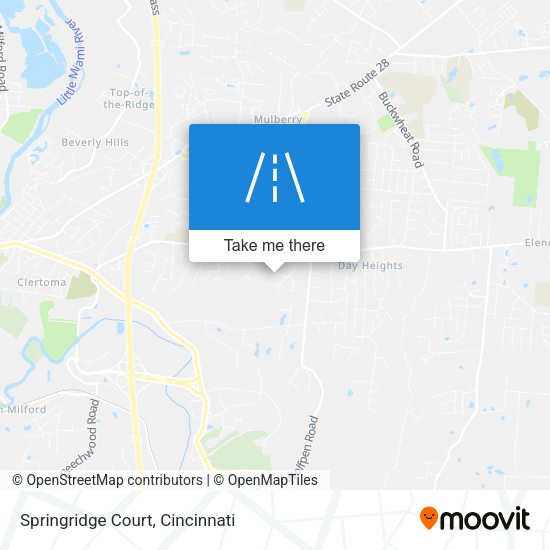 Springridge Court map