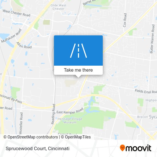 Sprucewood Court map