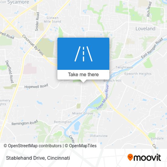 Stablehand Drive map
