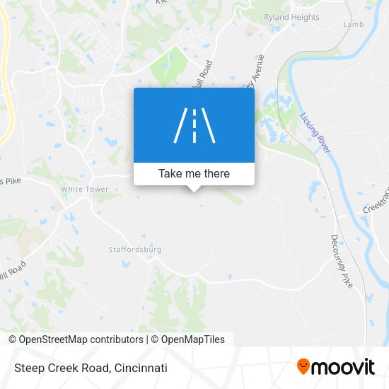 Mapa de Steep Creek Road