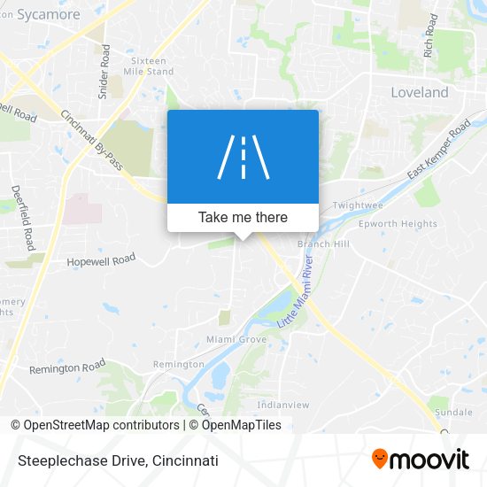 Mapa de Steeplechase Drive
