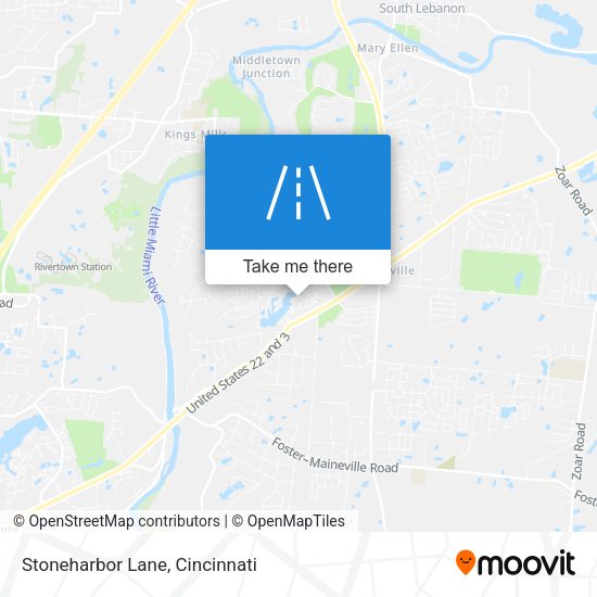 Stoneharbor Lane map
