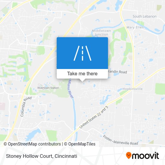 Stoney Hollow Court map