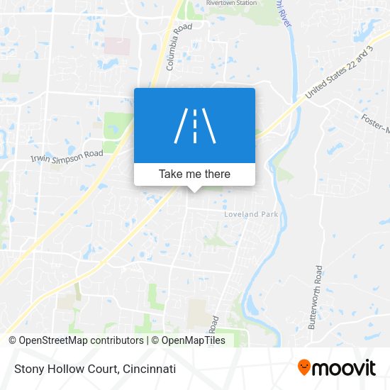 Stony Hollow Court map