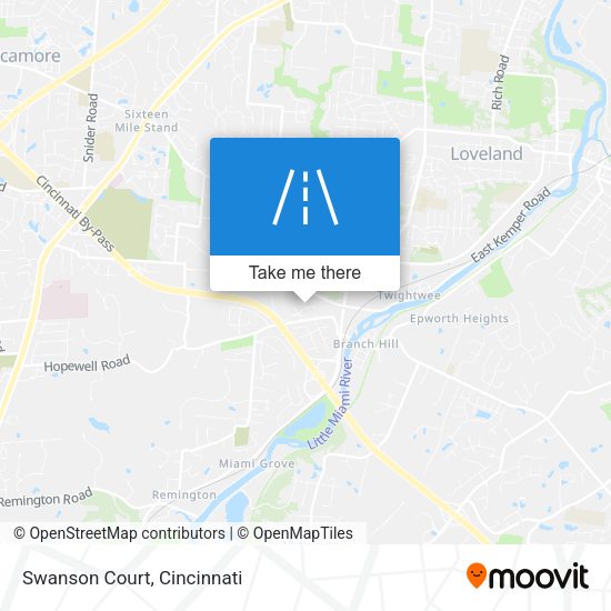 Mapa de Swanson Court