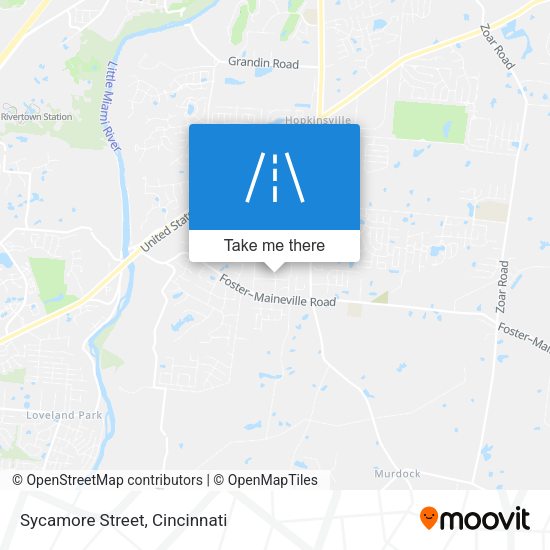 Mapa de Sycamore Street