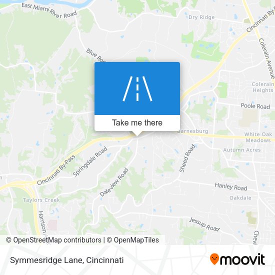 Mapa de Symmesridge Lane