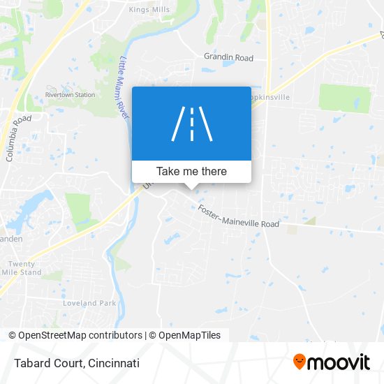 Tabard Court map