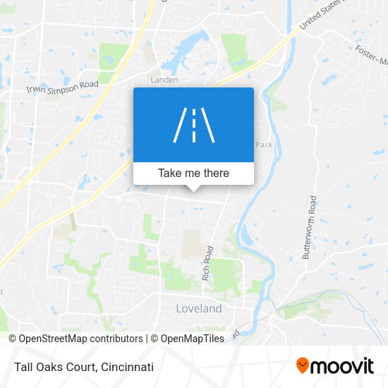 Tall Oaks Court map