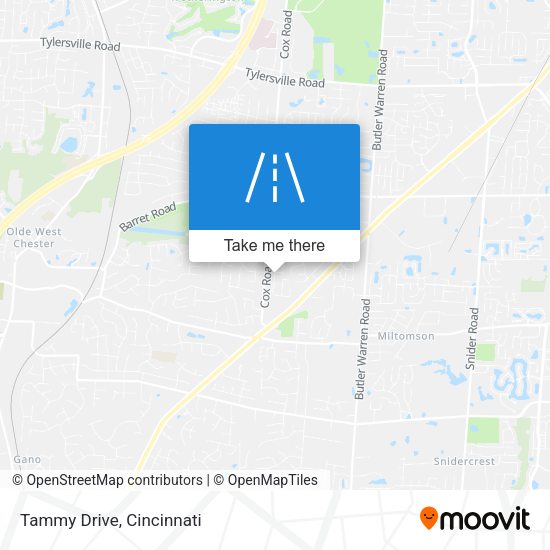 Tammy Drive map