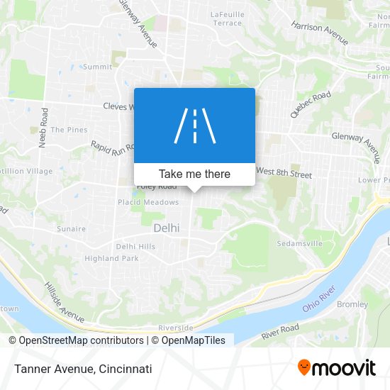 Mapa de Tanner Avenue