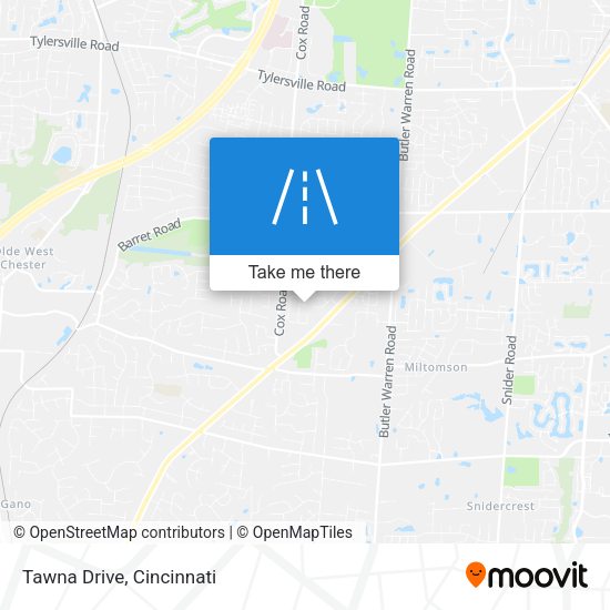 Tawna Drive map