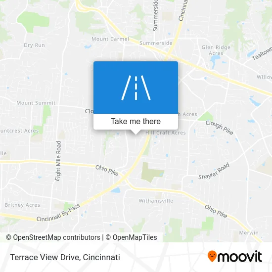 Terrace View Drive map