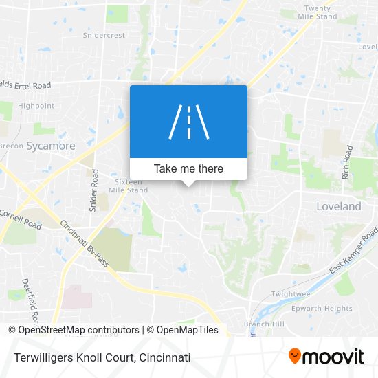 Mapa de Terwilligers Knoll Court