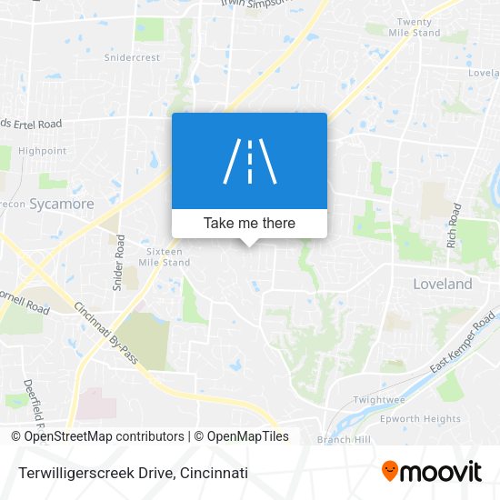 Terwilligerscreek Drive map
