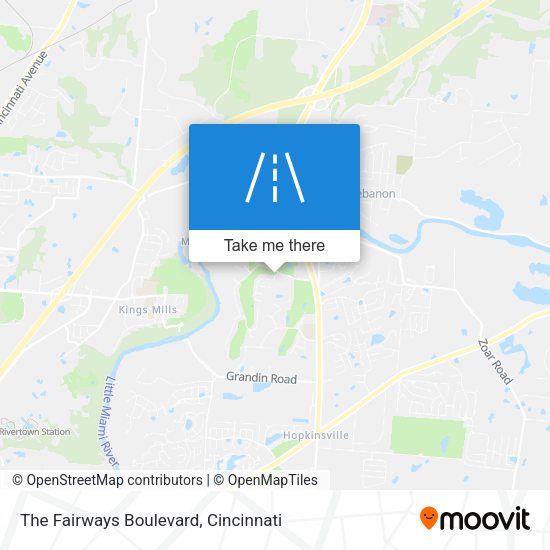 The Fairways Boulevard map