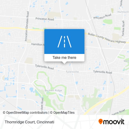 Mapa de Thornridge Court