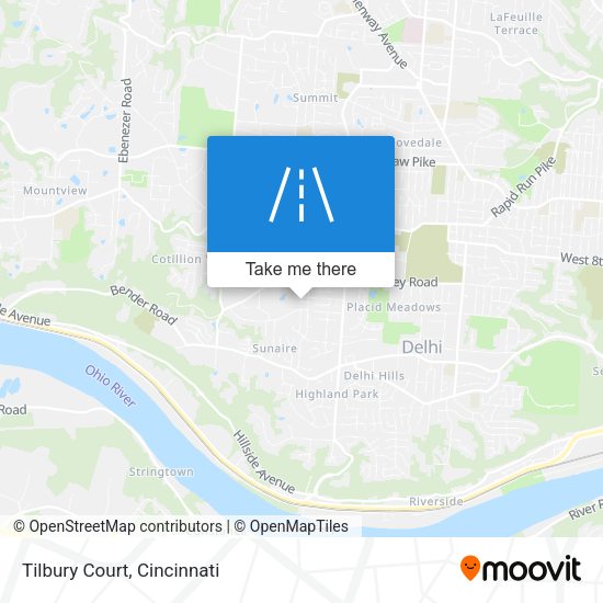 Mapa de Tilbury Court