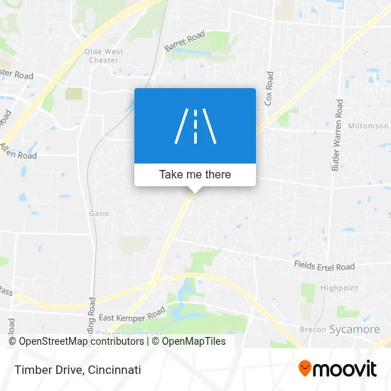 Timber Drive map
