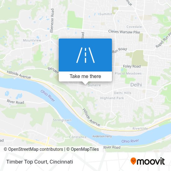 Timber Top Court map