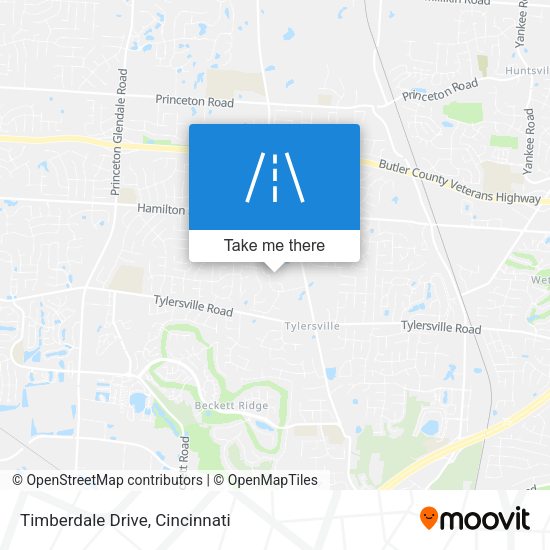 Timberdale Drive map