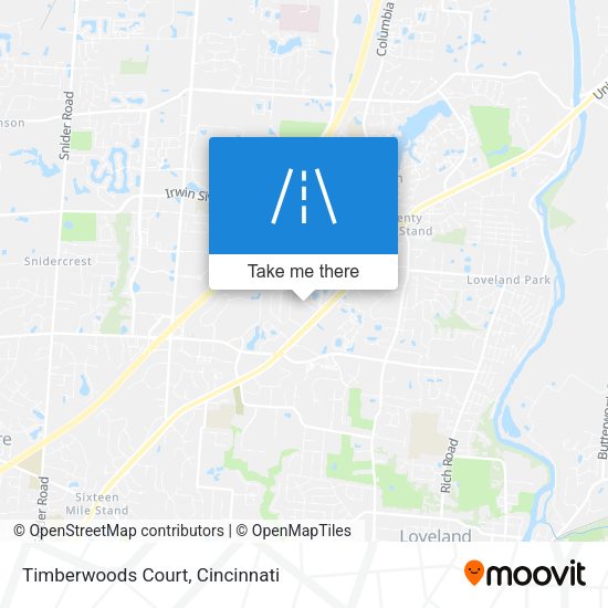 Timberwoods Court map